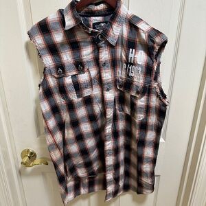 Harley-Davidson Cotton Riding Vest - Sleeveless Shirt